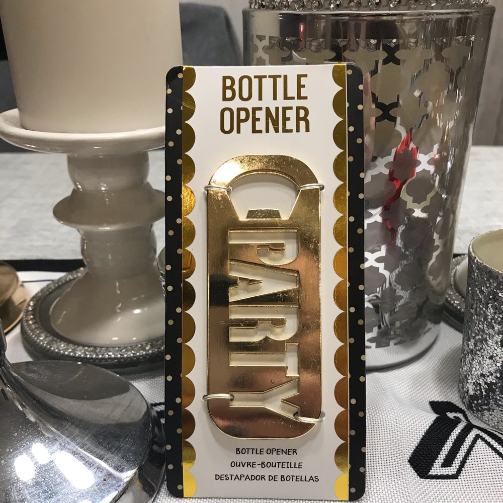 GOLD PLATED BOTTLE OPENER